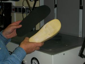 orthotics made over a mold